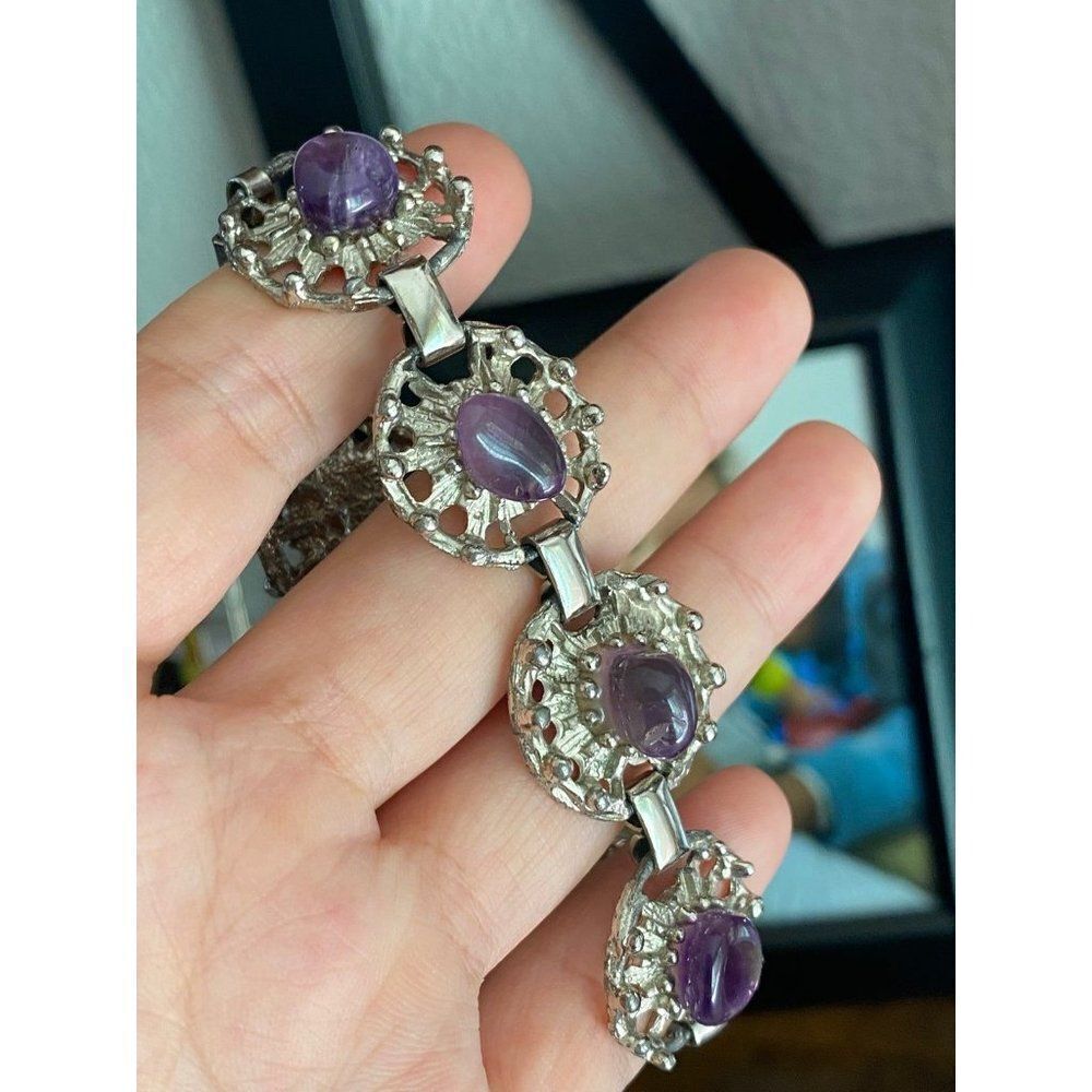 Amethysts Bracelet (d) - Picture 6 of 7